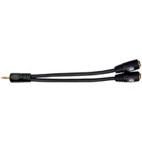 Planet Waves 1/8 Inch Male to Dual 1/8 Inch Female Stereo Adaptor