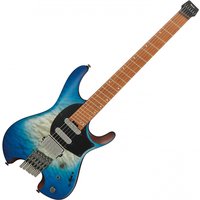 Ibanez QX54QM Q Series Headless Guitar Blue Sphere Burst Matte