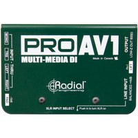 Radial ProAV1 Multimedia Passive DI Box