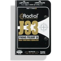 Radial J33 High Resolution Phono Turntable Preamp and DI Box