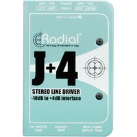 Radial J+4 Balanced -10dB to +4dB Signal Driver