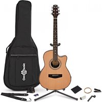 Roundback Acoustic Guitar Complete Player Pack by Gear4music