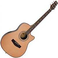 Roundback Electro Acoustic Guitar by Gear4music