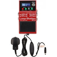 Boss RC-5 Loop Station Guitar Loop Pedal with Power Supply