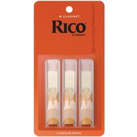 Rico by DAddario Bb Clarinet Reeds 2.5 (3 Pack)