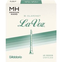 DAddario La Voz Bb Clarinet Reeds Medium-Hard (10 Pack)