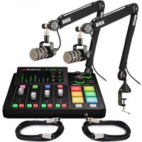 Rode Rodecaster Duo Live-Streaming and Podcasting Bundle