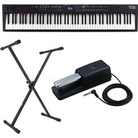 Roland RD-88 Stage Piano with DP-10 Pedal and X-Frame Stand