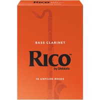 Rico by DAddario Bass Clarinet Reeds 1.5 (10 Pack)