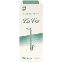 DAddario La Voz Bass Clarinet Reeds Medium Soft (5 Pack)