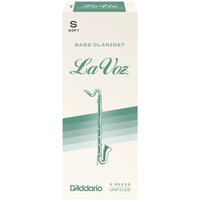 DAddario La Voz Bass Clarinet Reeds Soft (5 Pack)